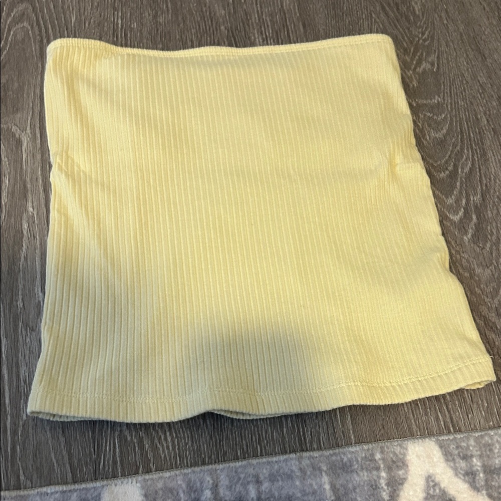 Old Navy Yellow Ribbed Women's Top